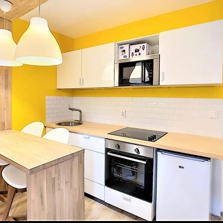 Centre Saint-Gervais Studio Jaune Moderne Proche Telecabine 2 Pers Bagian luar foto