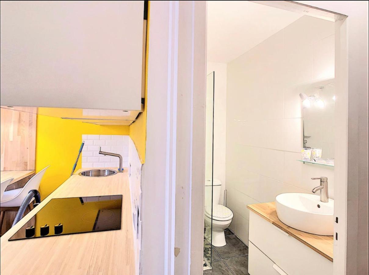 Centre Saint-Gervais Studio Jaune Moderne Proche Telecabine 2 Pers Bagian luar foto