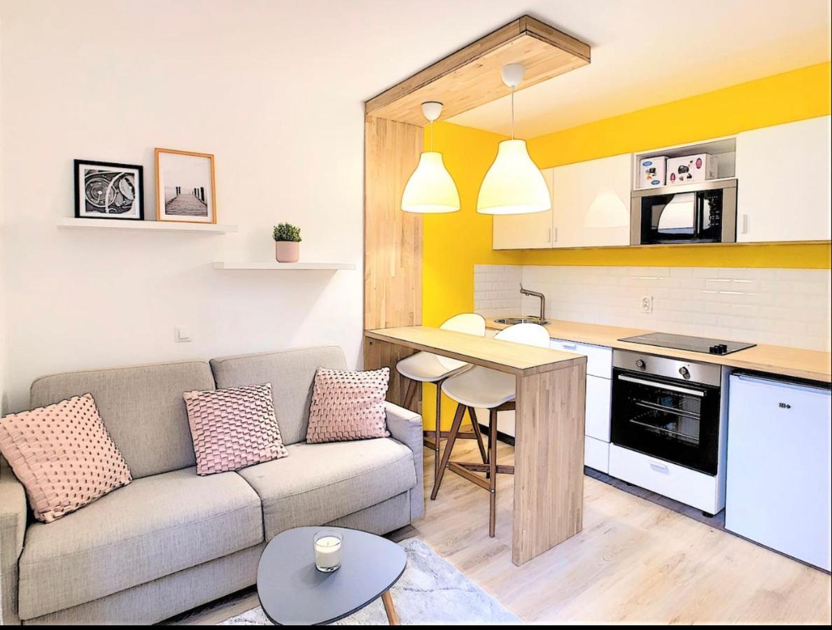 Centre Saint-Gervais Studio Jaune Moderne Proche Telecabine 2 Pers Bagian luar foto